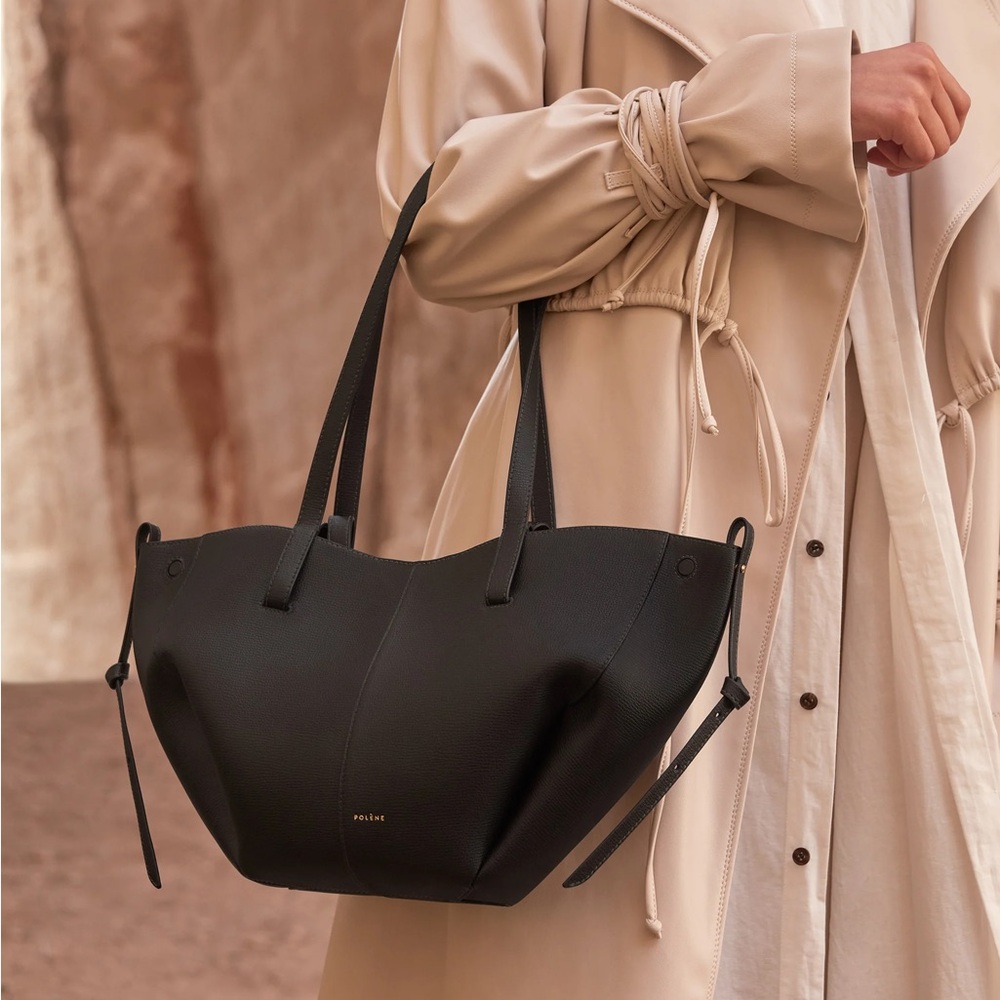 Cyme Mini Textured Black Tote [Copy]